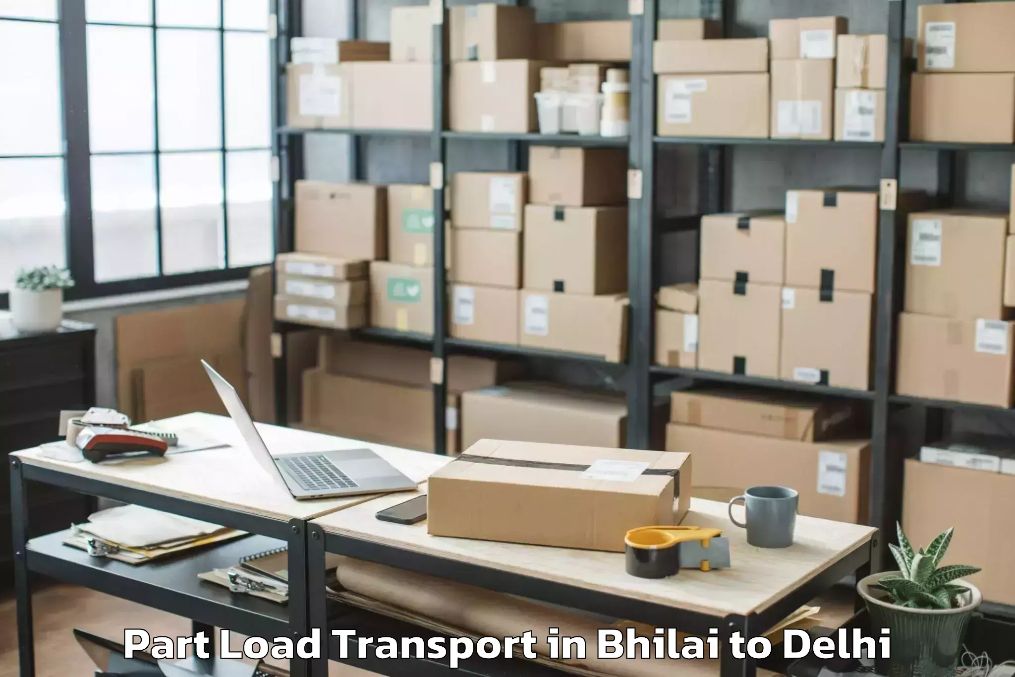 Discover Bhilai to Chanakya Puri Part Load Transport